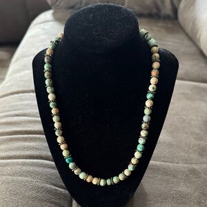 Authentic Peruvian Opal Hand Beaded Necklace
